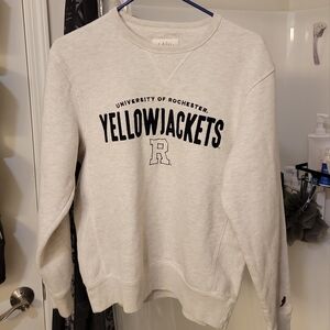 League University of Rochester Spirit R Crewneck Sweatshirt